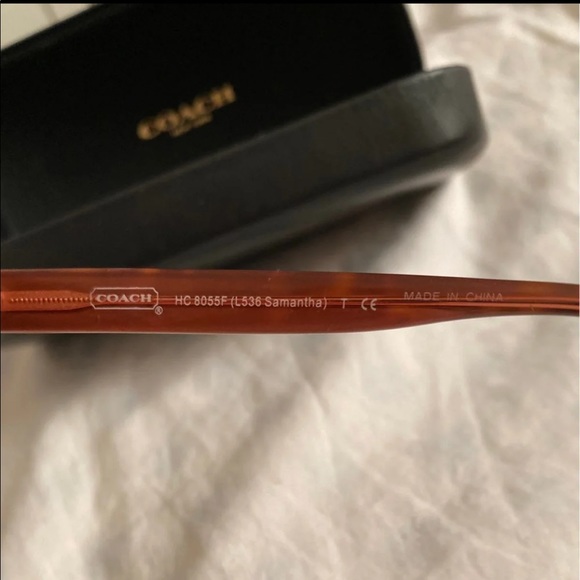 Coach Samantha Pink tortoise sunglasses HC8055 - Picture 7 of 10